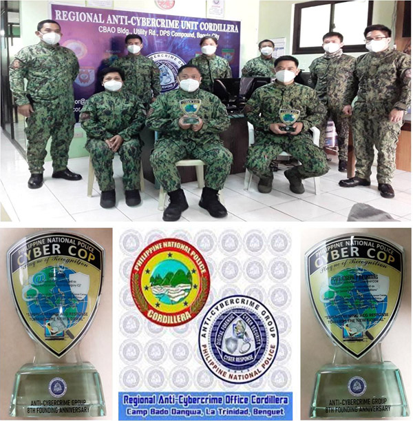 Regional Anti-Cybercrime unit Cordillera (RACU-COR) hailed as best RACU of the year during PNP ACG 8th Founding Anniversary