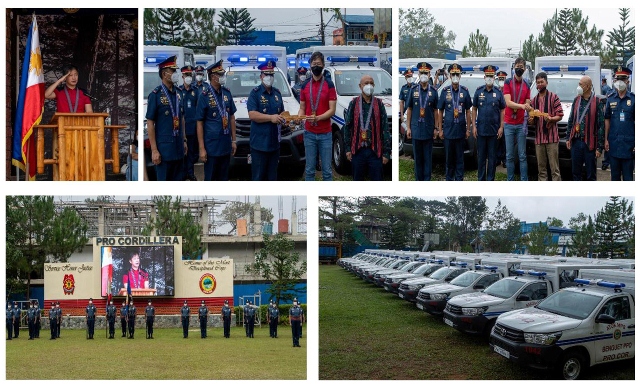 YAP, panauhing pandangal sa ginanap na turnover ceremony ng 36 bagong Police Mobile Patrol sa PROCOR