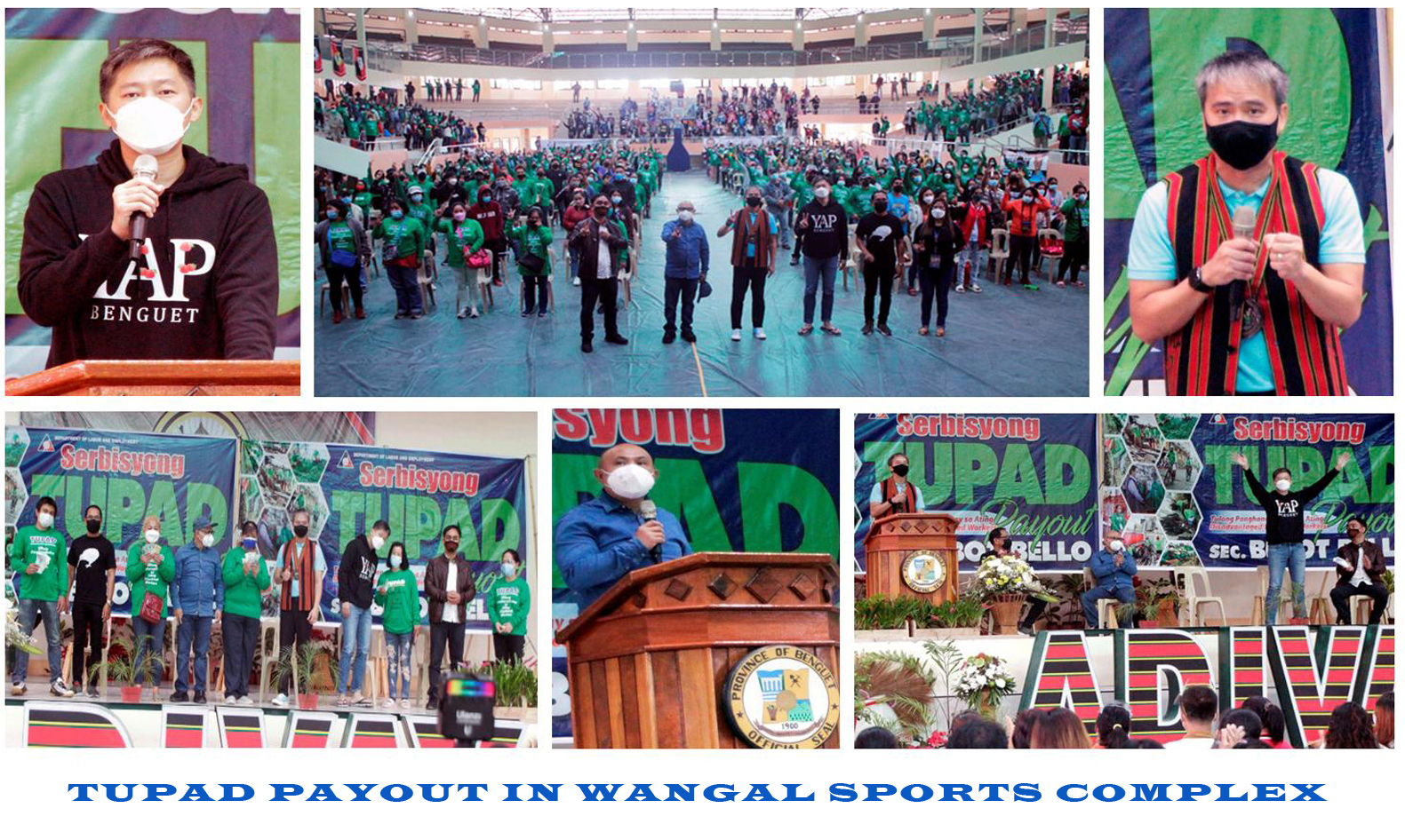 TUPAD PAYOUT IN WANGAL SPORTS COMPLEX