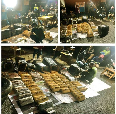 Over 13M worth of Marijuana intercepted at a checkpoint in Kalinga