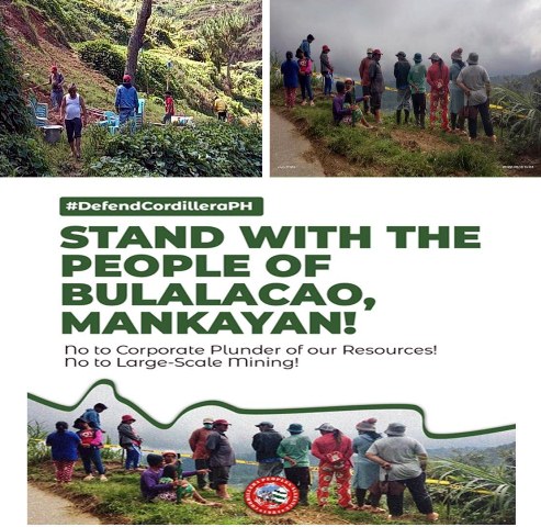 STAND WITH THE PEOPLE OF BULALACAO, MANKAYAN!