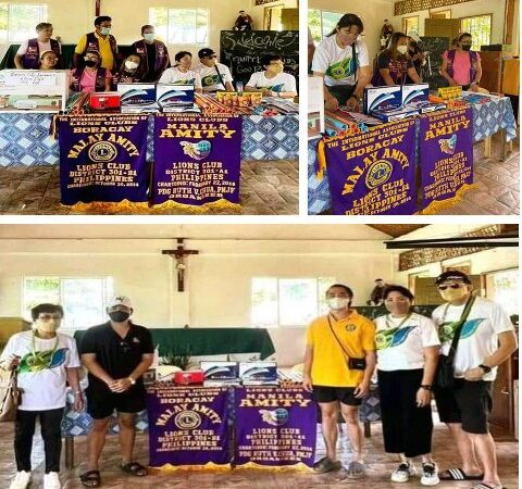 Manila Amity Lions Club led by PDG Ruth Chua PMJF Organizer