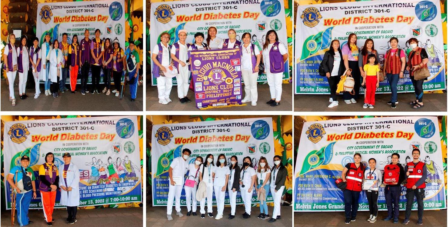 LIONS CLUB INTERNATIONAL D 301-C participated in simultaneous World Diabetes Day