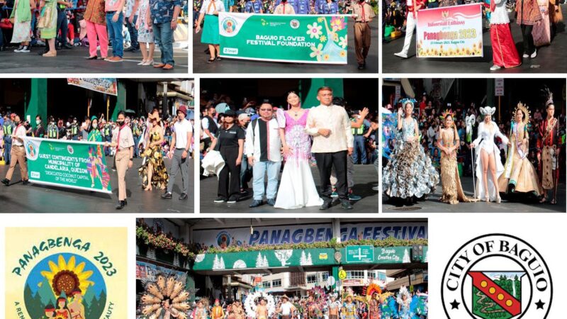 PANAGBENGA 2023 Grand street dance parade led by city officials, BFFFI, and guests.