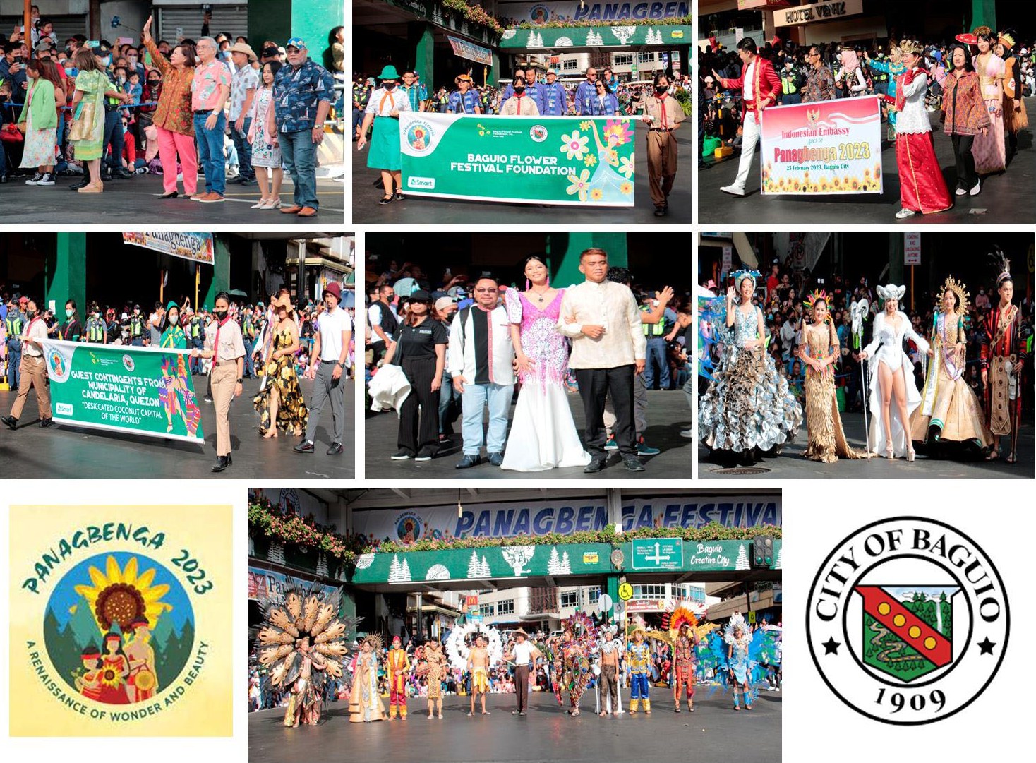 PANAGBENGA 2023 Grand street dance parade led by city officials, BFFFI, and guests.