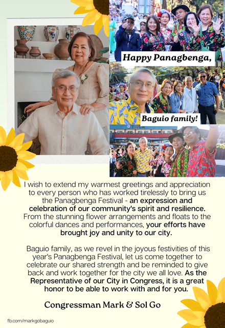 HAPPY PANAGBENGA 2023, Baguio Family!