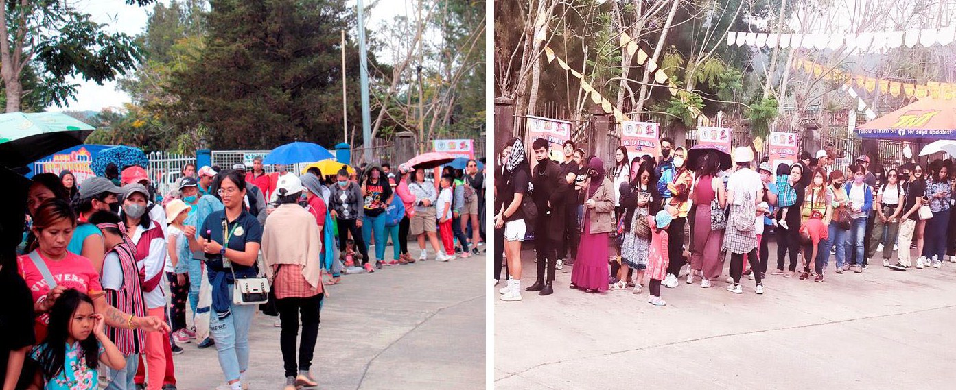 Giant Strawberry Cake draws thousands to wait in line for a slice