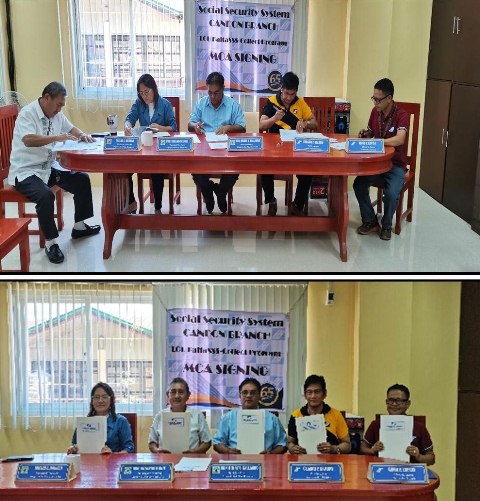 SSS Candon inked MOA with LGU Gregorio Del Pilar for Social Security coverage of LGU workers