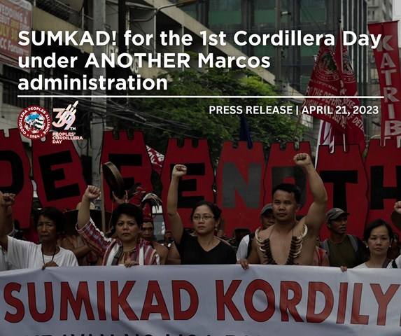 SUMKAD for the 1st Cordillera Day under another Marcos administration