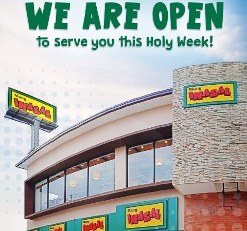 Mang Inasal serves customers this Holy Week