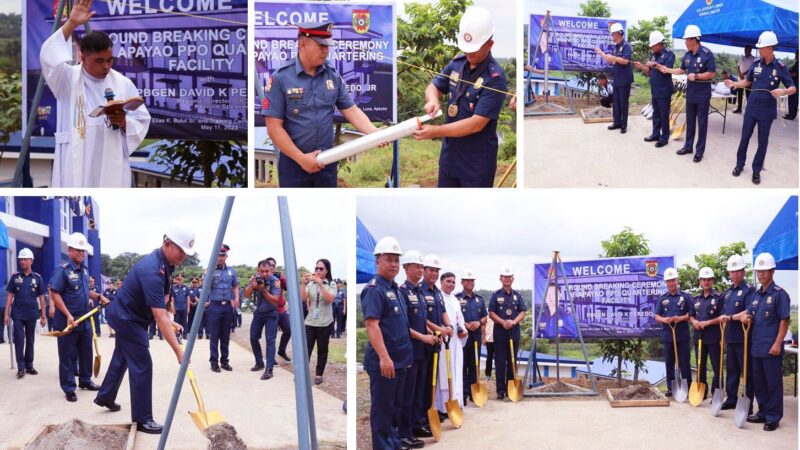 Groundbreaking ceremony in Apayao Police Provincial Office