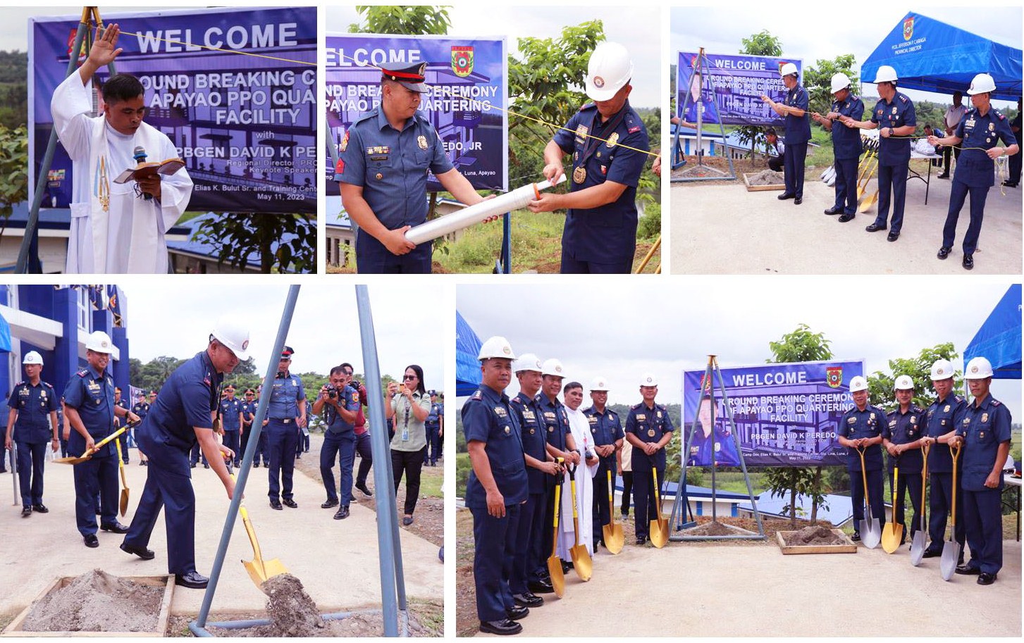 Groundbreaking ceremony in Apayao Police Provincial Office