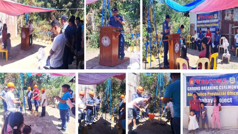 Groundbreaking of the ‘Pabahay Handog Program’ of Abra Police Provincial Office