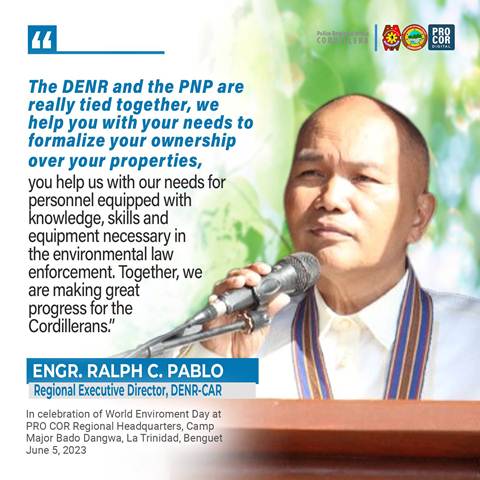 PROCOR CELEBRATES WORLD ENVIRONMENT DAY; WELCOMES THE REGIONAL EXECUTIVE DIRECTOR OF DENR-CAR
