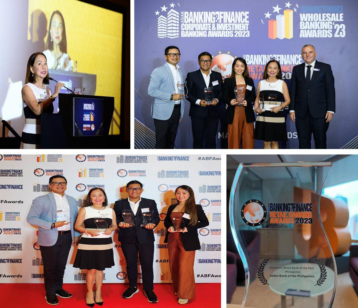 UnionBank Wins 5 Titles at the Asian Banking & Finance Awards 2023—Named Domestic Retail Bank of the Year