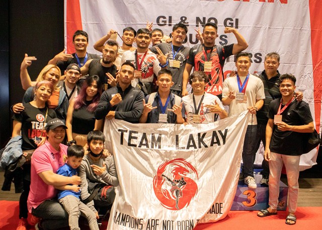 Team Lakay grabs 9 gold in 2023 Pan Asian BJJFP tilt