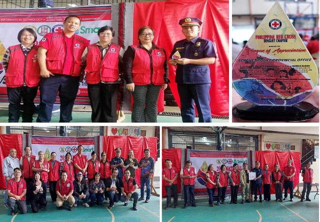 BENGUET PPO KABALYEROS COPS RECEIVED PLAQUE OF APPRECIATION FROM PHILIPPINE RED CROSS – BENGUET CHAPTER