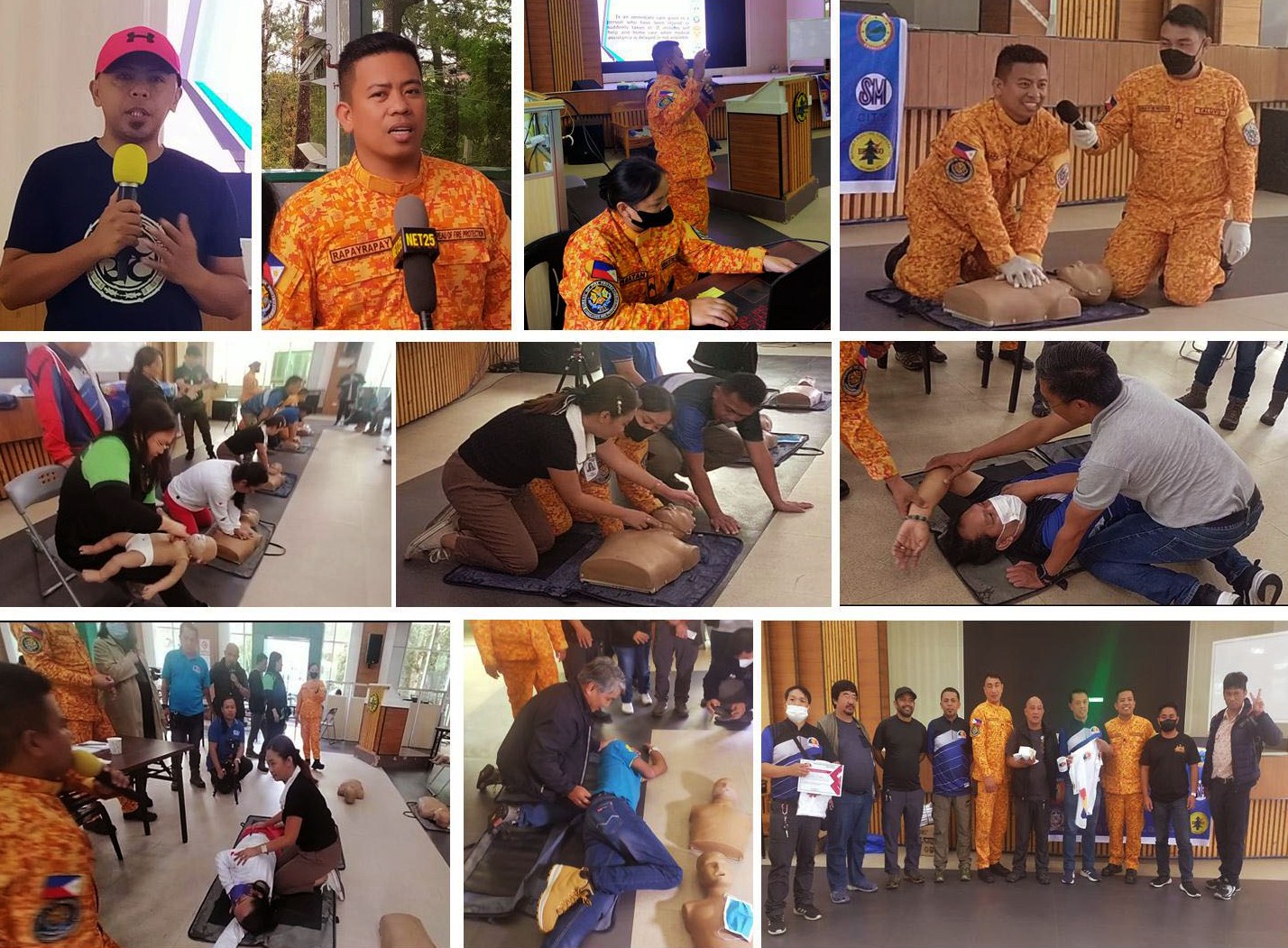 Baguio media receive vital life support, first aid skills training