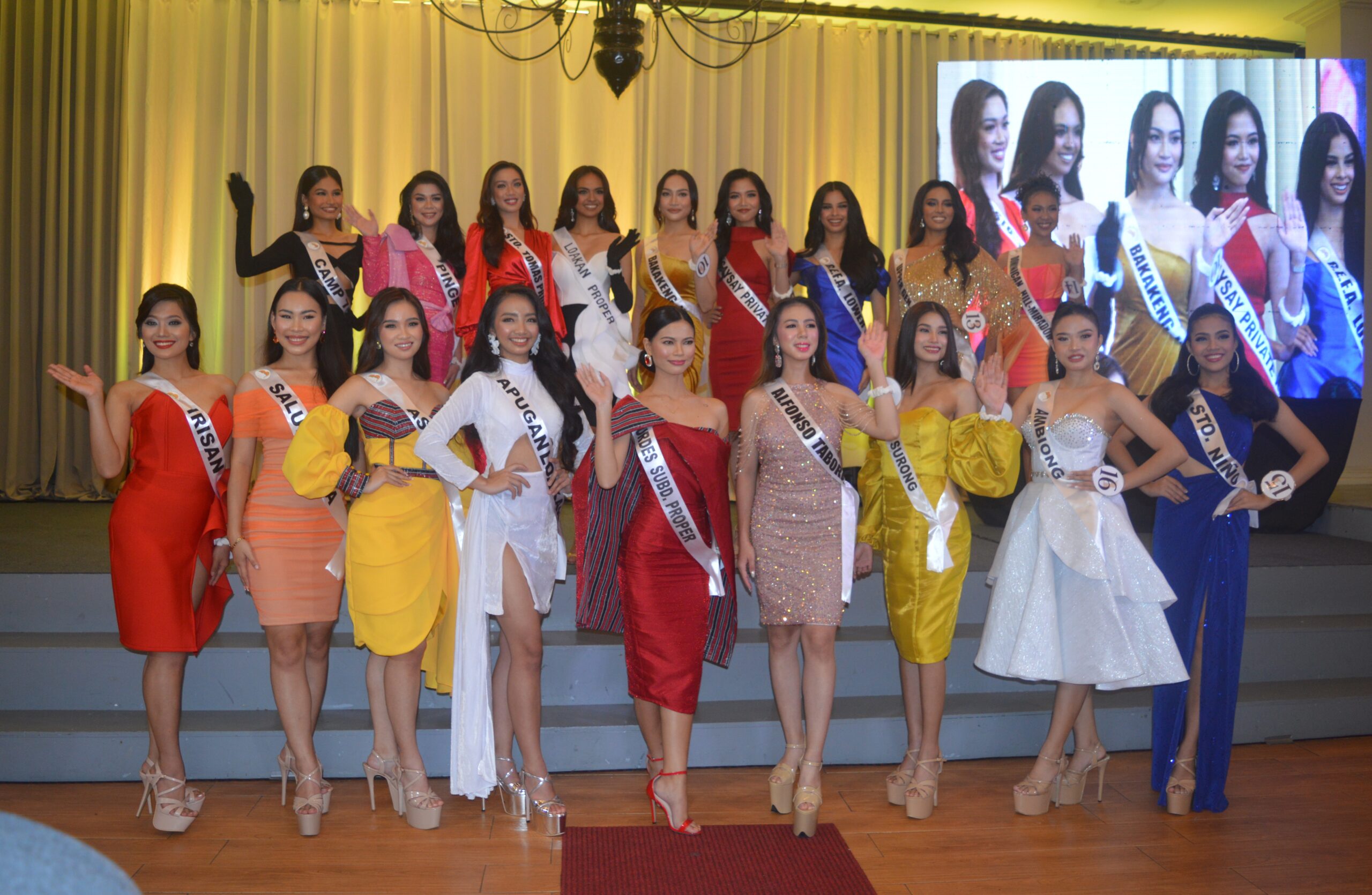 Miss Baguio’s elite 18 gracefully meet the press