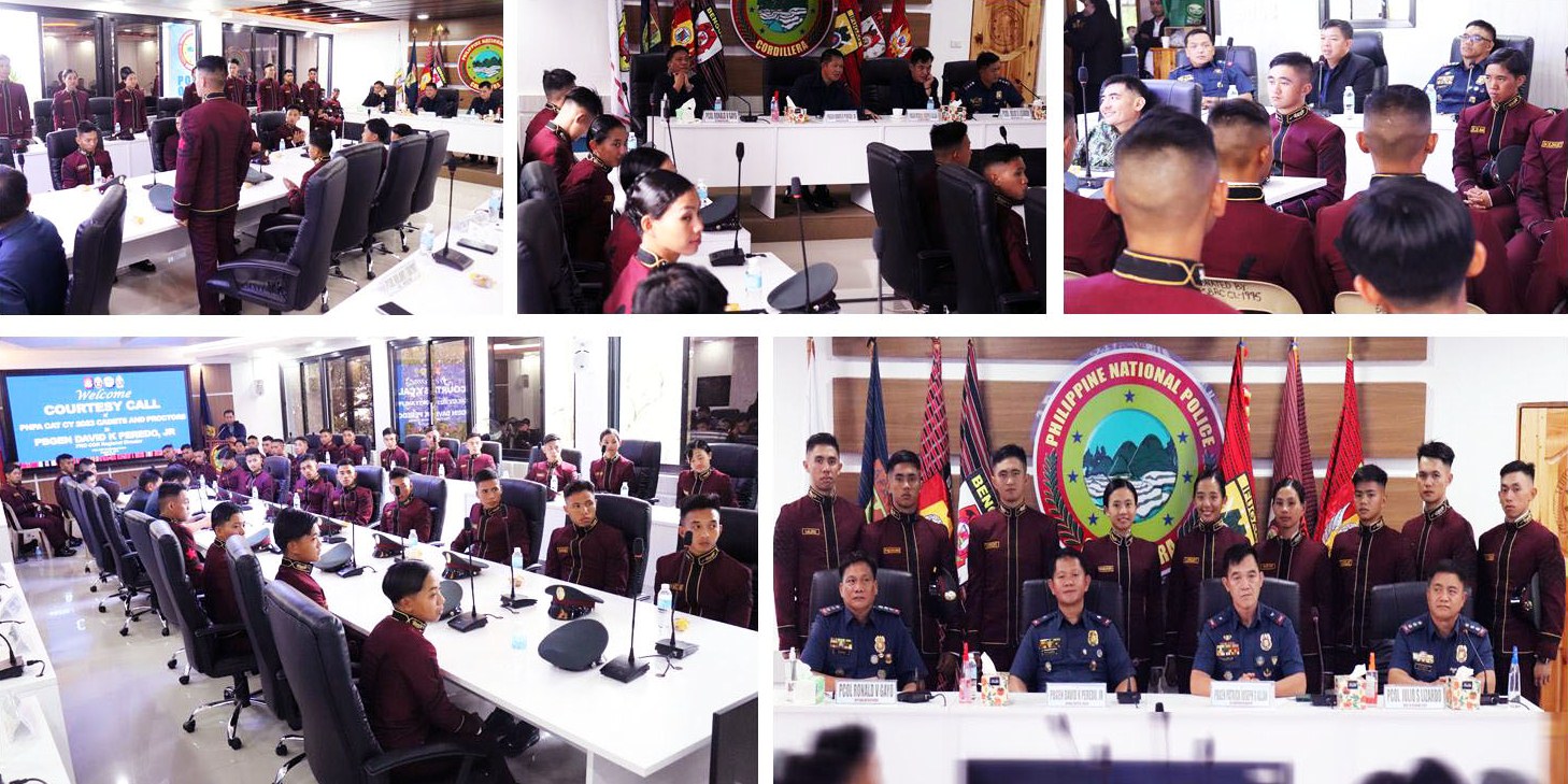 PNPA Cadets paid a courtesy call to PROCOR RD PEREDO JR.