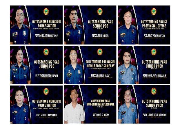 PROCOR CONFERS AWARDS TO FOUR UNITS AND FIVE PERSONNEL