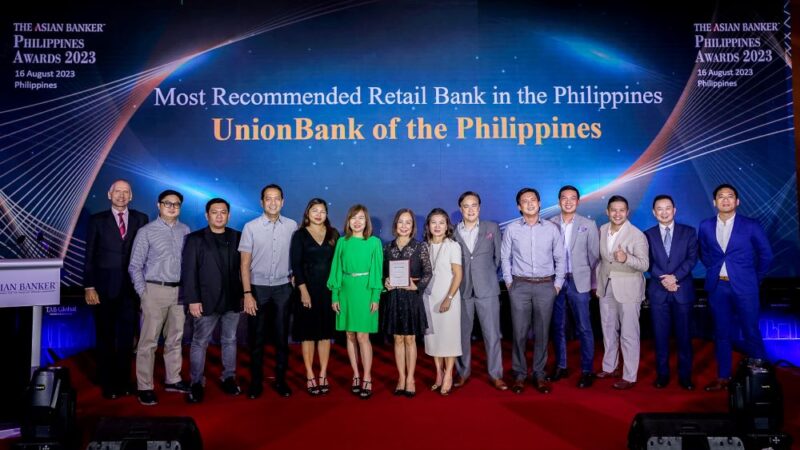 UnionBank voted “Most Recommended Retail Bank” anew