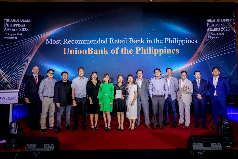 UnionBank voted “Most Recommended Retail Bank” anew