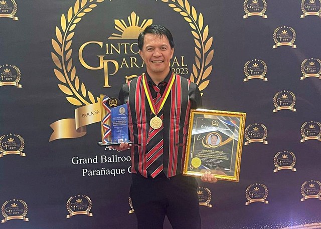 Sangiao honored at Gintong Parangal 2023