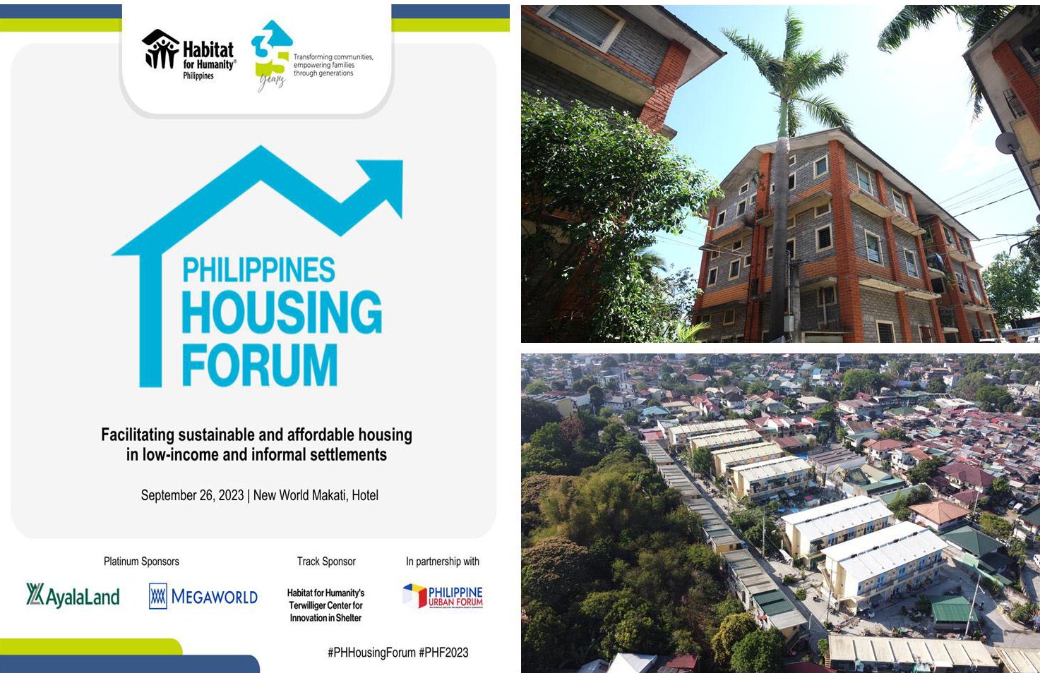 Sustainable, affordable Housing for All Philippines Housing Forum seeks to forward policies and solutions to the housing needs of informal settler and low-income families