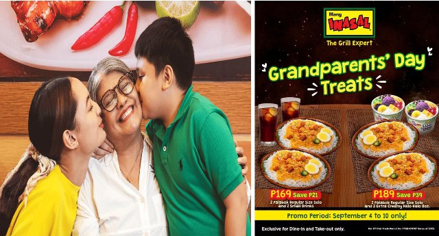 Make grandparents feel special this week with Mang Inasal Palabok treats