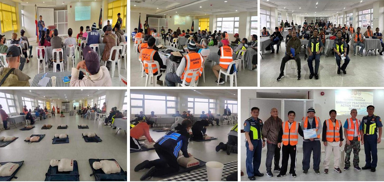 NAPINO COPS BAGUIO conducts refresher training for BPAT