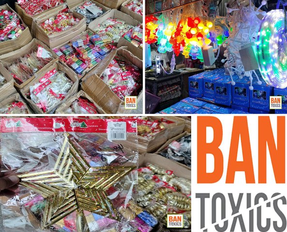 BAN Toxics raises warnings against Christmas lights and Decors