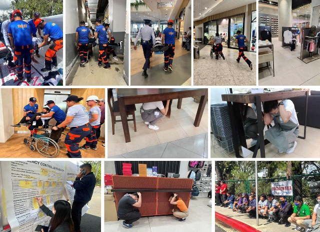 Q3 NATIONAL EARTHQUAKE DRILL SIMULATION IN SM CITY BAGUIO