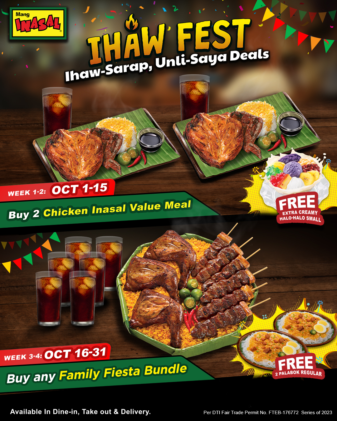 Mang Inasal celebrates nationwide Ihaw Fest this October