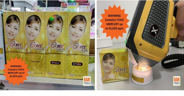 WARNING: PAKISTAN-MADE GOREE GOLD BEAUTY CREAM 24K CONTAINS TOXIC MERCURY