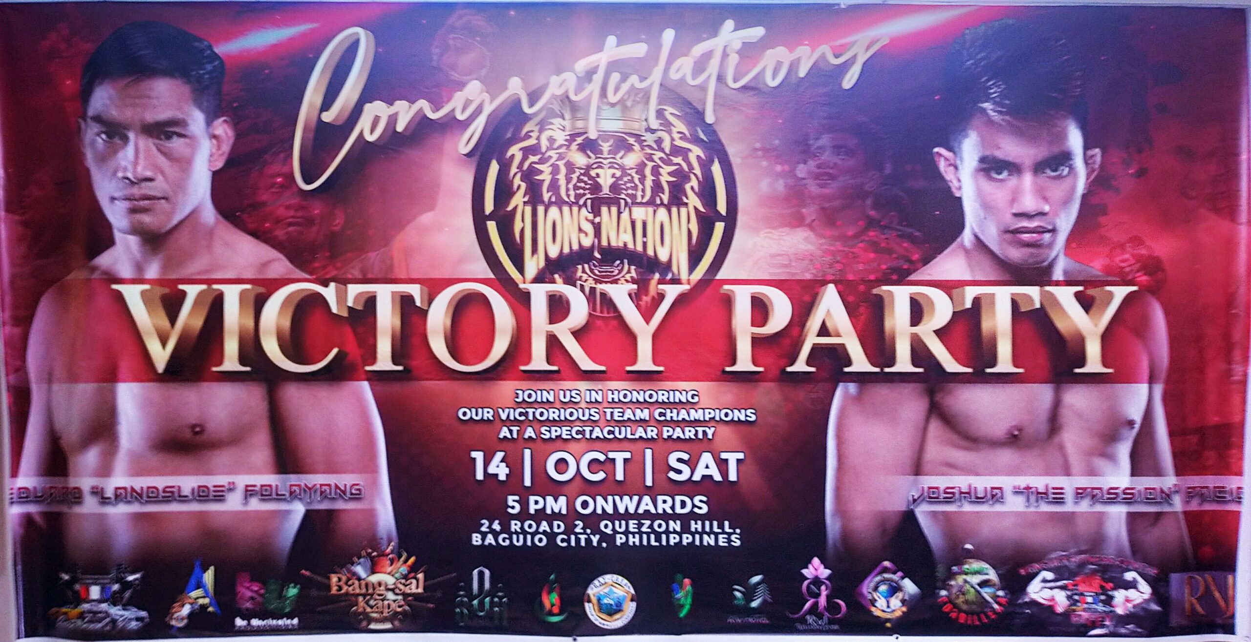 Ray Casa Group of Companies Hosts Victory Bash for MMA Champions “Landslide” Folayang and the “The Passion” Pacio