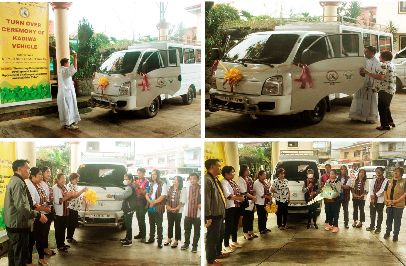 Turn-over and acceptance ceremony of KADIWA vehicle