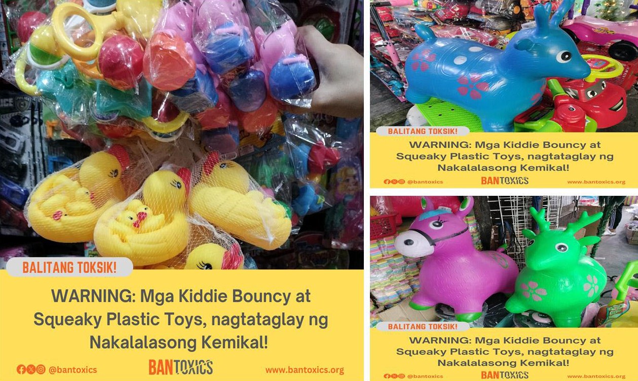 CHRISTMAS ALERT: Kiddie bouncy and squeaky plastic toys sold in local markets contain toxic chemicals