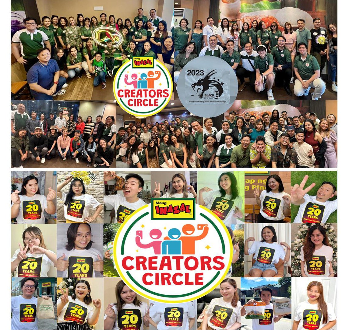 Mang Inasal Creators’ Circle wins in 2023 Dragons of Asia