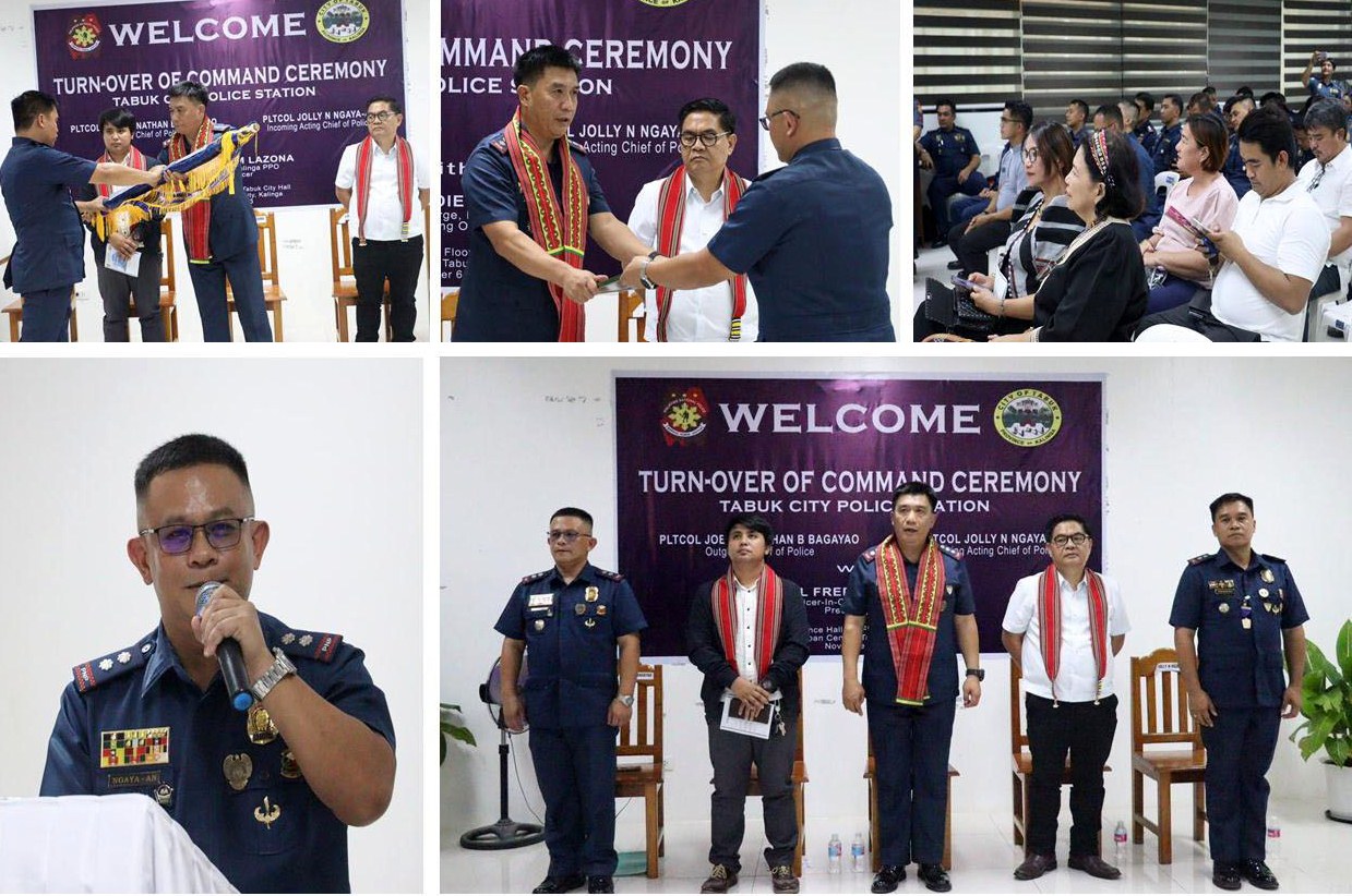 PLTCOL NGAYA-AN NEW CHIEF OF POLICE OF TABUK CITY POLICE STATION