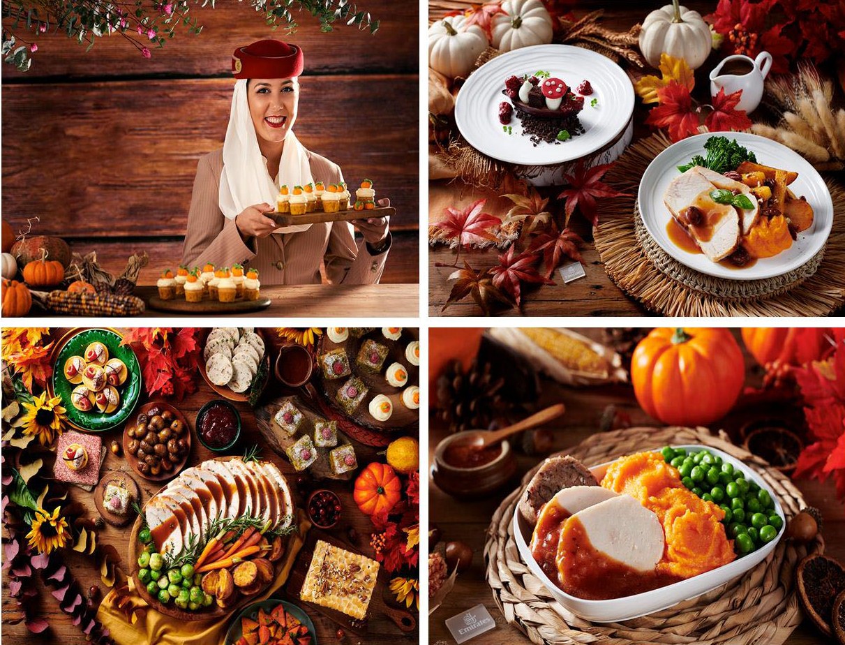 Savor the flavors of Thanksgiving in the skies with Emirates