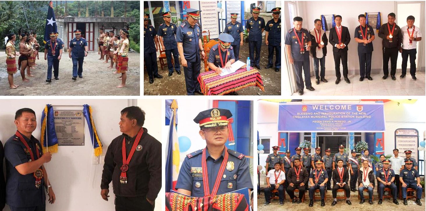 PRO CORDILLERA TOP COP INAUGURATES NEW TINGLAYAN MPS BUILDING