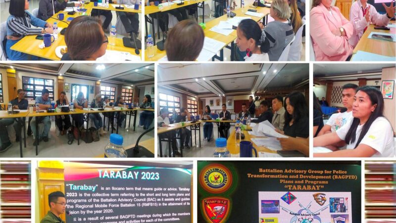 Deliberation of BAGPTD Plans and Program CY 2024 in a round-table of 6th Regular Meeting