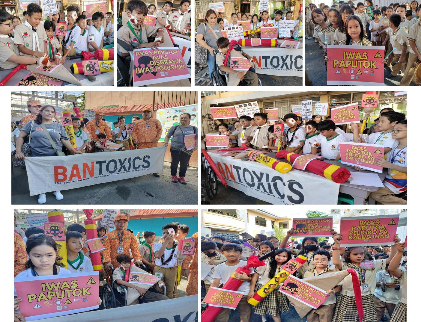 “Iwas Paputok” Campaign: BAN Toxics Collaborates with Schools to Prevent and Reduce Firecracker-Related Injuries