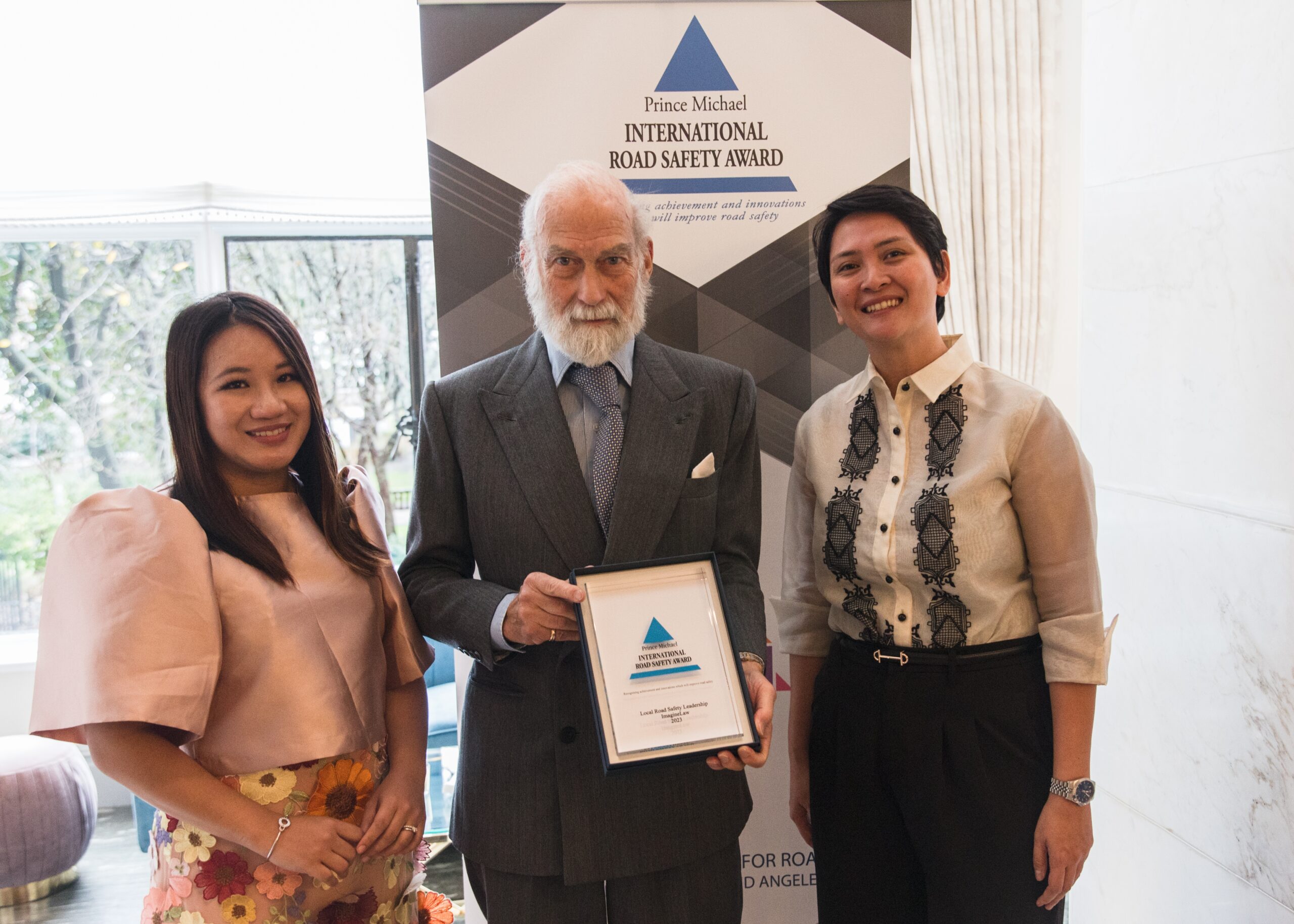 ImagineLaw receives second Prince Michael International Road Safety Award for supporting cities to protect children, vulnerable road users on roads