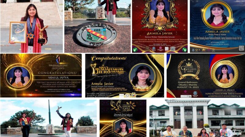 Armela Binondo Javier reaped various awards and was named as Dangal ng Bayan awardee of the year 2023