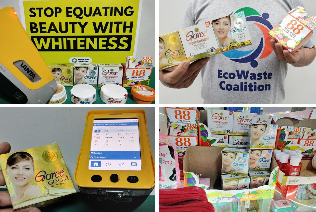 EcoWaste Coalition Calls Out QC Stores Selling Toxic Cosmetics with Mercury