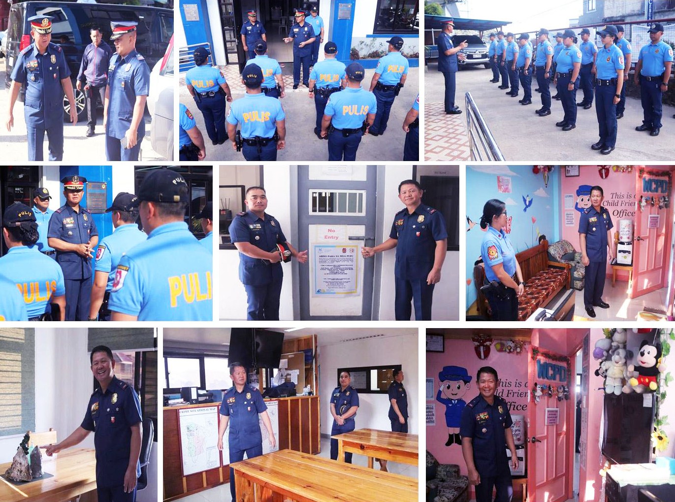 PRO-Cor RD PEREDO Jr. visited Itogon Municipal Police Station for an inspection