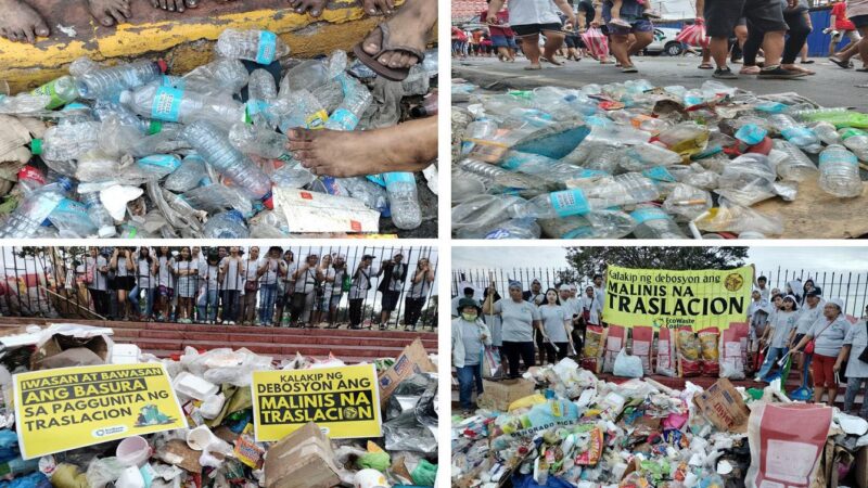 Litter-Free Observance of Traslacion Still an Elusive Dream— Ecowaste Coalition