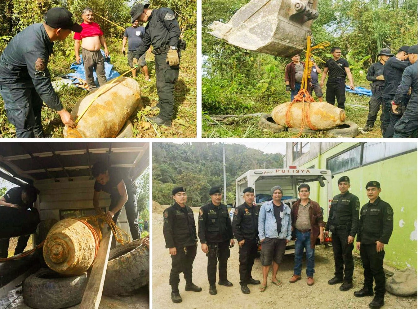 Vintage Bomb found in Sablan, Benguet